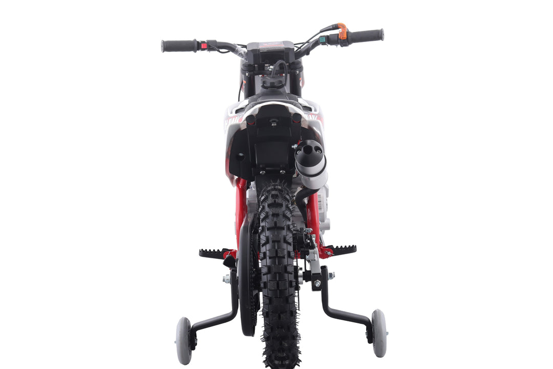 Free Shipping! X-PRO Hawk 60 Dirt Bike with CVT Transmission, Electric start, Disc Brake! 10in Wheels! With Free Training Wheels!