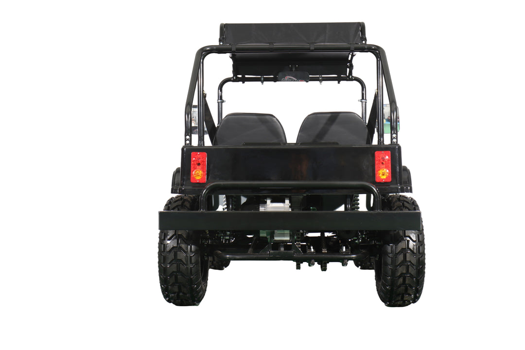 Free Shipping! X-PRO Ridge 200 Jeep with CVT Transmission w/Reverse! with Windshield &amp; Soft Top, 4-Wheel Disc Brakes, Big 20.5” Wheels!