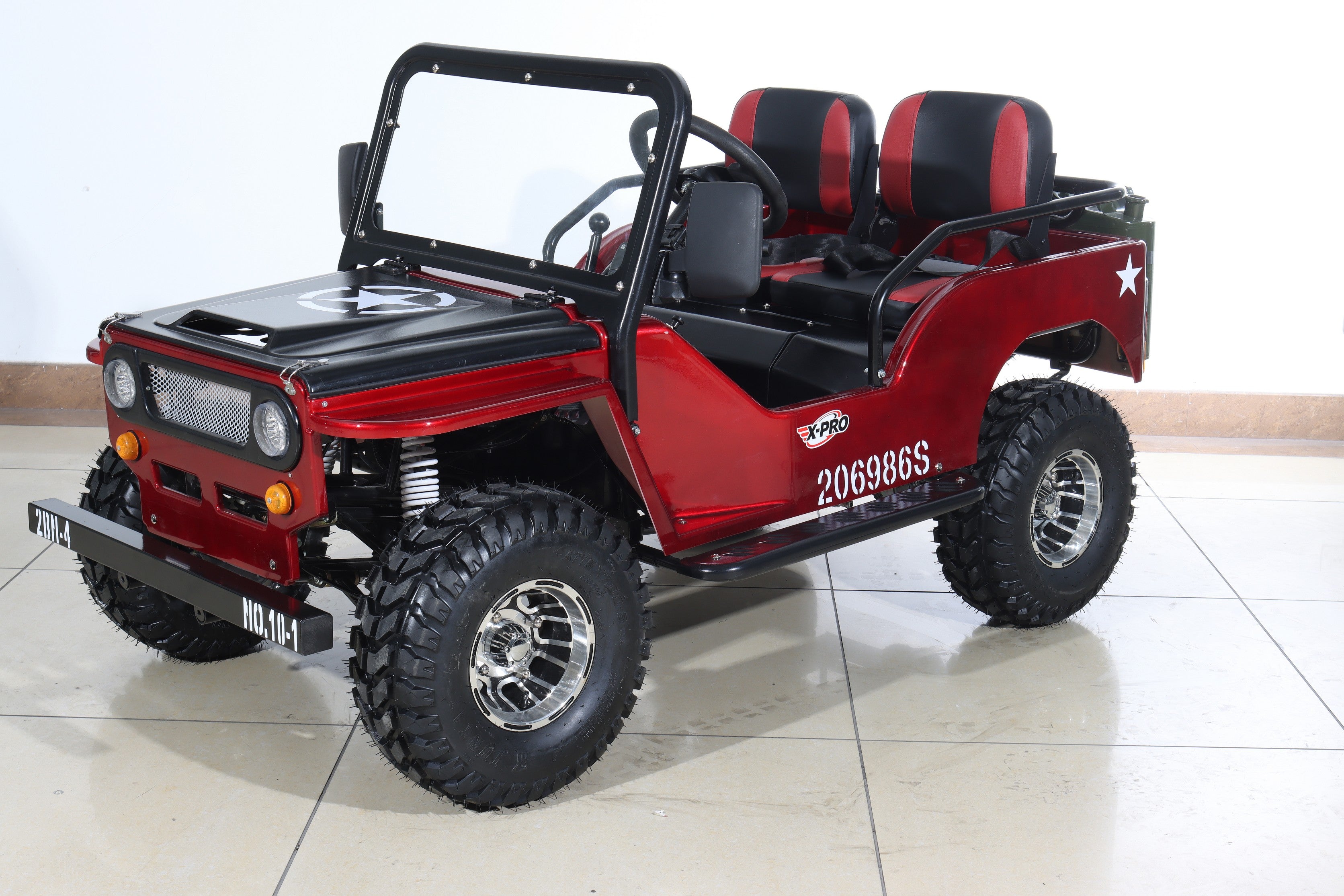 Free Shipping! X-PRO Ranger 150 Jeep Go Kart with 3-Speed Semi