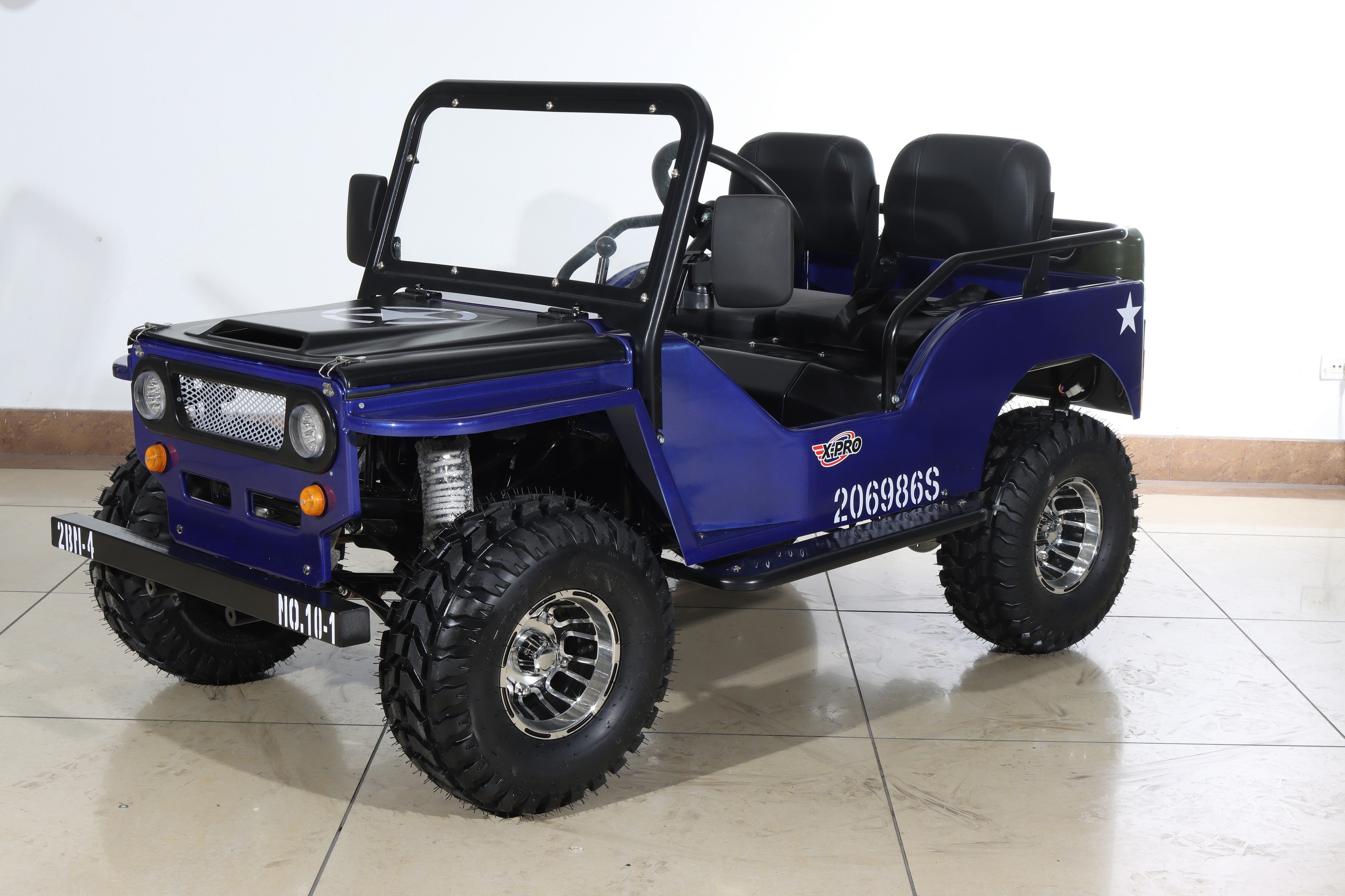 Free Shipping! X-PRO Ranger 150 Jeep Go Kart with 3-Speed Semi