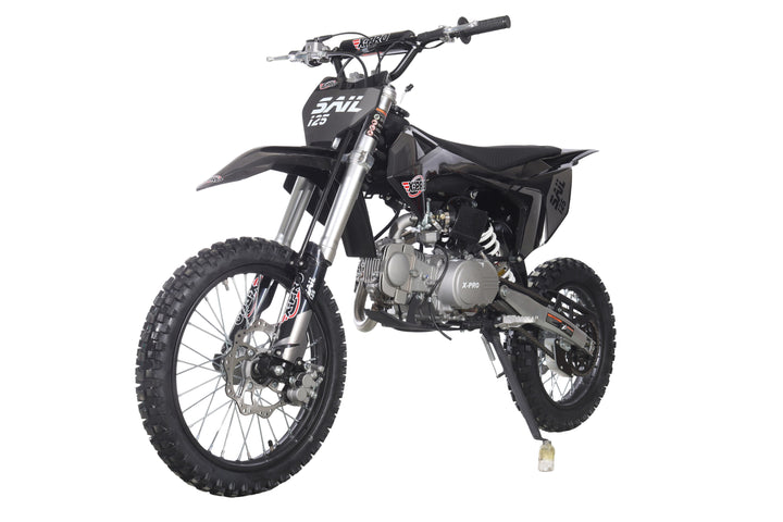 Free Shipping! X-PRO  Sail 125 125cc Dirt Bike with 4-speed Manual Transmission! Kick Start, Big 17in/14in Tires! Zongshen Brand Engine!
