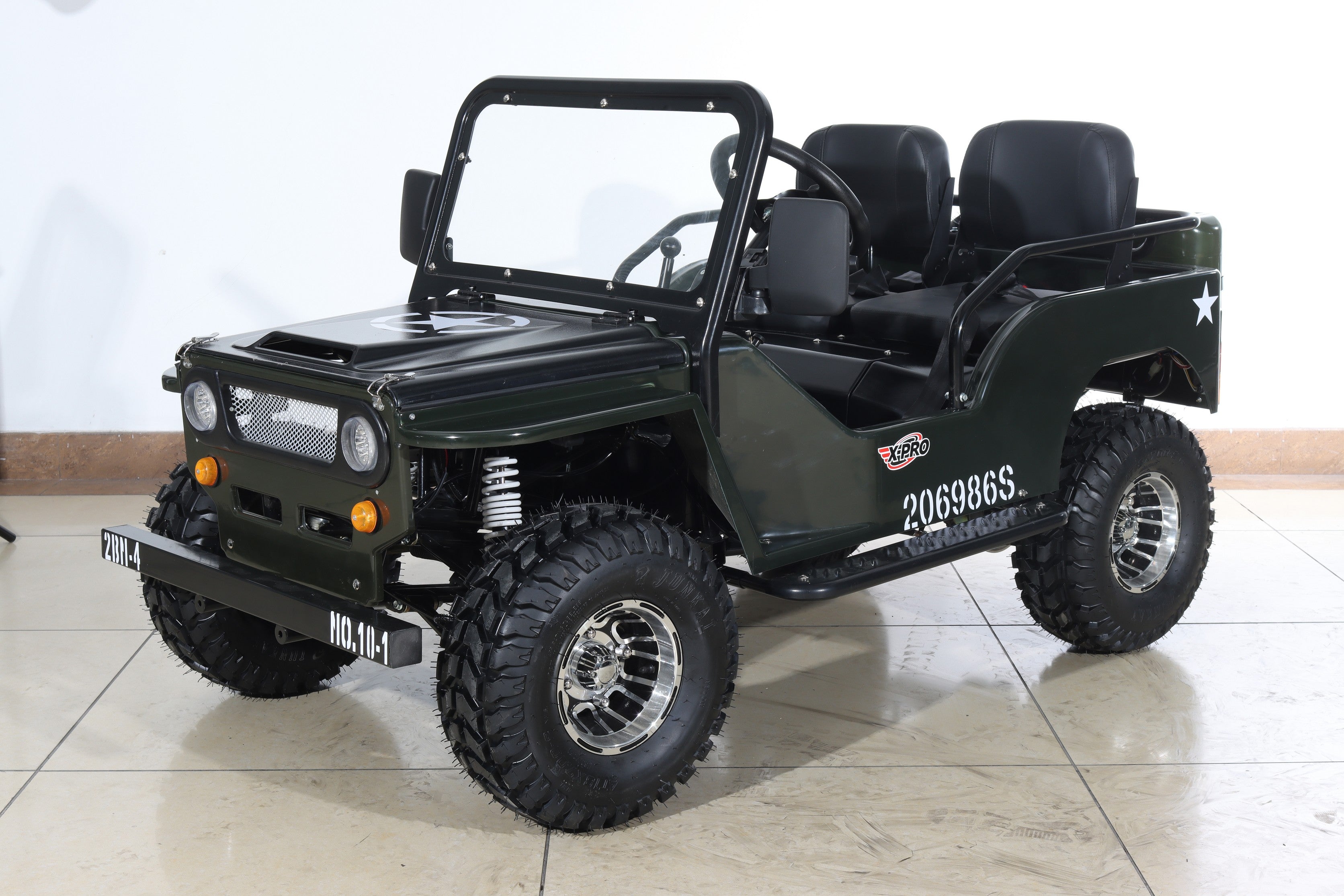 Free Shipping! X-PRO Ranger 150 Jeep Go Kart with 3-Speed Semi