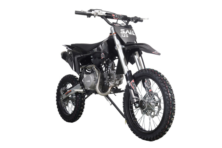 Free Shipping! X-PRO  Sail 125 125cc Dirt Bike with 4-speed Manual Transmission! Kick Start, Big 17in/14in Tires! Zongshen Brand Engine!