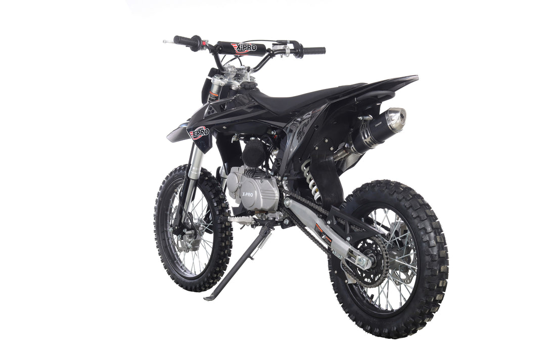 Free Shipping! X-PRO  Sail 125 125cc Dirt Bike with 4-speed Manual Transmission! Kick Start, Big 17in/14in Tires! Zongshen Brand Engine!