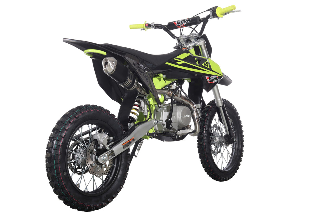 Free Shipping! X-PRO  Sail 125 125cc Dirt Bike with 4-speed Manual Transmission! Kick Start, Big 17in/14in Tires! Zongshen Brand Engine!