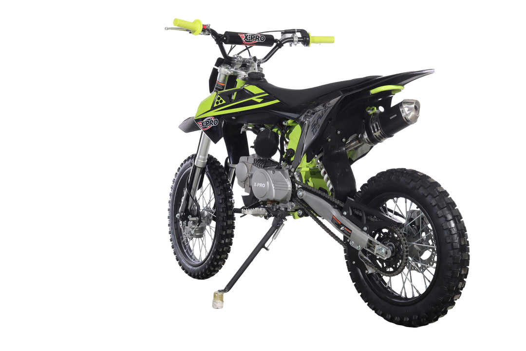 Free Shipping! X-PRO  Sail 125 125cc Dirt Bike with 4-speed Manual Transmission! Kick Start, Big 17in/14in Tires! Zongshen Brand Engine!