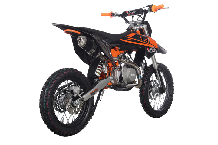 Free Shipping! X-PRO  Sail 125 125cc Dirt Bike with 4-speed Manual Transmission! Kick Start, Big 17in/14in Tires! Zongshen Brand Engine!