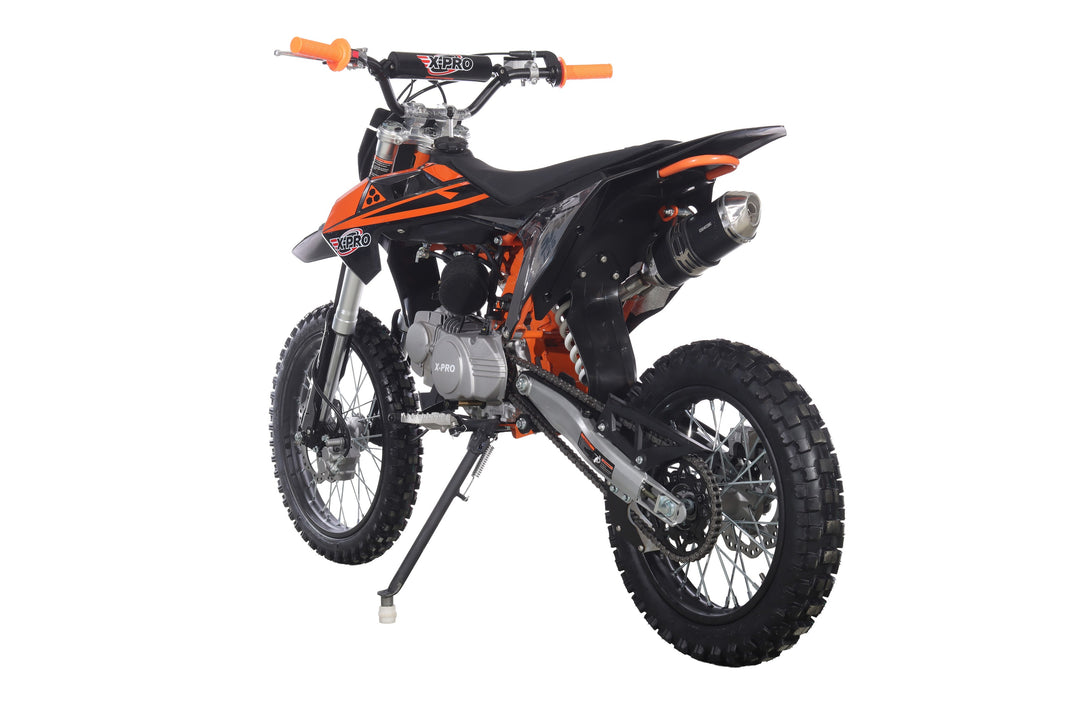 Free Shipping! X-PRO  Sail 125 125cc Dirt Bike with 4-speed Manual Transmission! Kick Start, Big 17in/14in Tires! Zongshen Brand Engine!