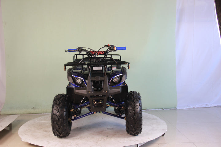 Free shipping! X-PRO Hawk 125cc ATV with Automatic Transmission w/Reverse,  LED Headlights, Remote Control! Big 19in/18inTires!