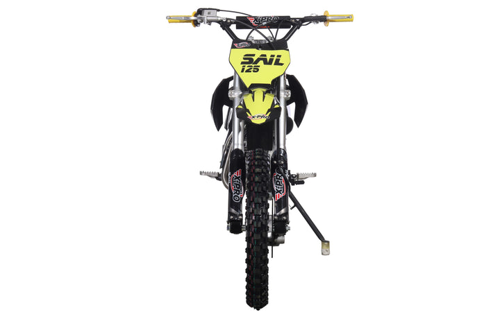Free Shipping! X-PRO  Sail 125 125cc Dirt Bike with 4-speed Manual Transmission! Kick Start, Big 17in/14in Tires! Zongshen Brand Engine!