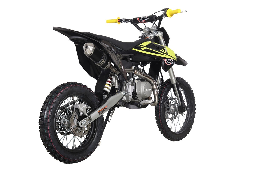 Free Shipping! X-PRO  Sail 125 125cc Dirt Bike with 4-speed Manual Transmission! Kick Start, Big 17in/14in Tires! Zongshen Brand Engine!