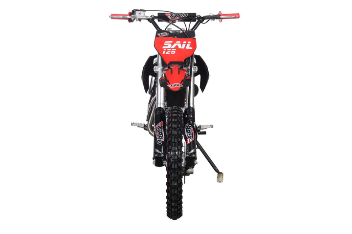 Free Shipping! X-PRO  Sail 125 125cc Dirt Bike with 4-speed Manual Transmission! Kick Start, Big 17in/14in Tires! Zongshen Brand Engine!