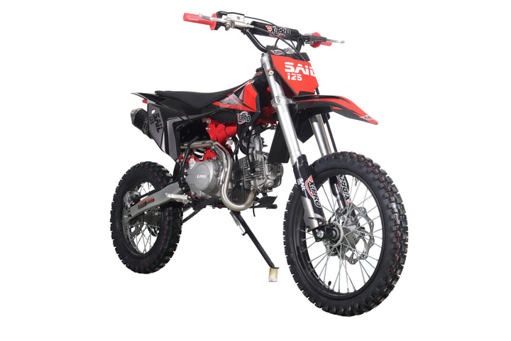 Free Shipping! X-PRO  Sail 125 125cc Dirt Bike with 4-speed Manual Transmission! Kick Start, Big 17in/14in Tires! Zongshen Brand Engine!