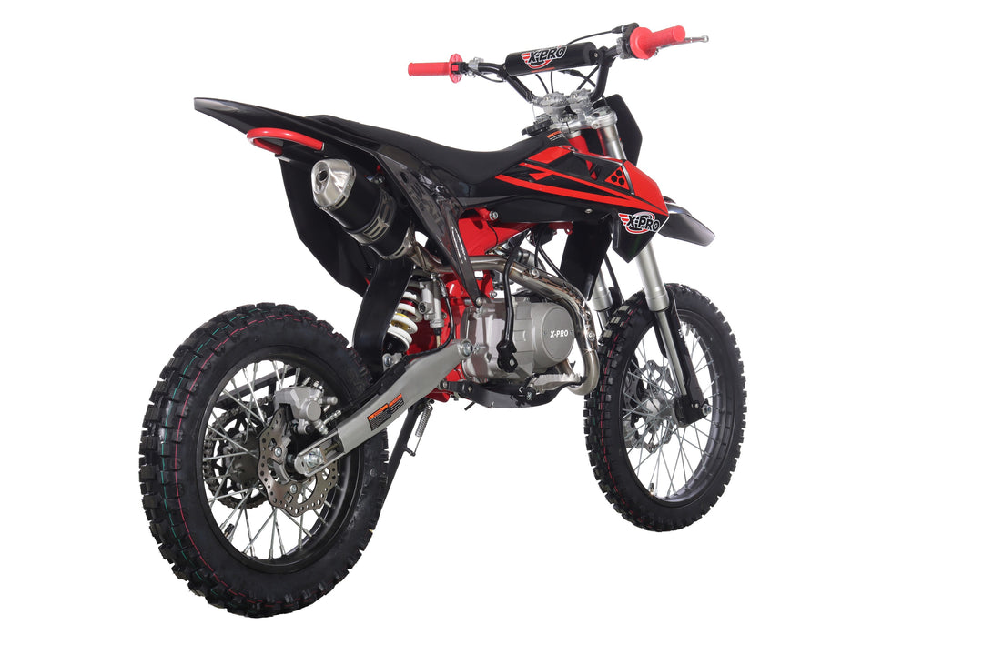 Free Shipping! X-PRO  Sail 125 125cc Dirt Bike with 4-speed Manual Transmission! Kick Start, Big 17in/14in Tires! Zongshen Brand Engine!
