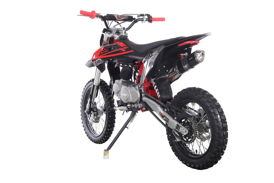 Free Shipping! X-PRO  Sail 125 125cc Dirt Bike with 4-speed Manual Transmission! Kick Start, Big 17in/14in Tires! Zongshen Brand Engine!