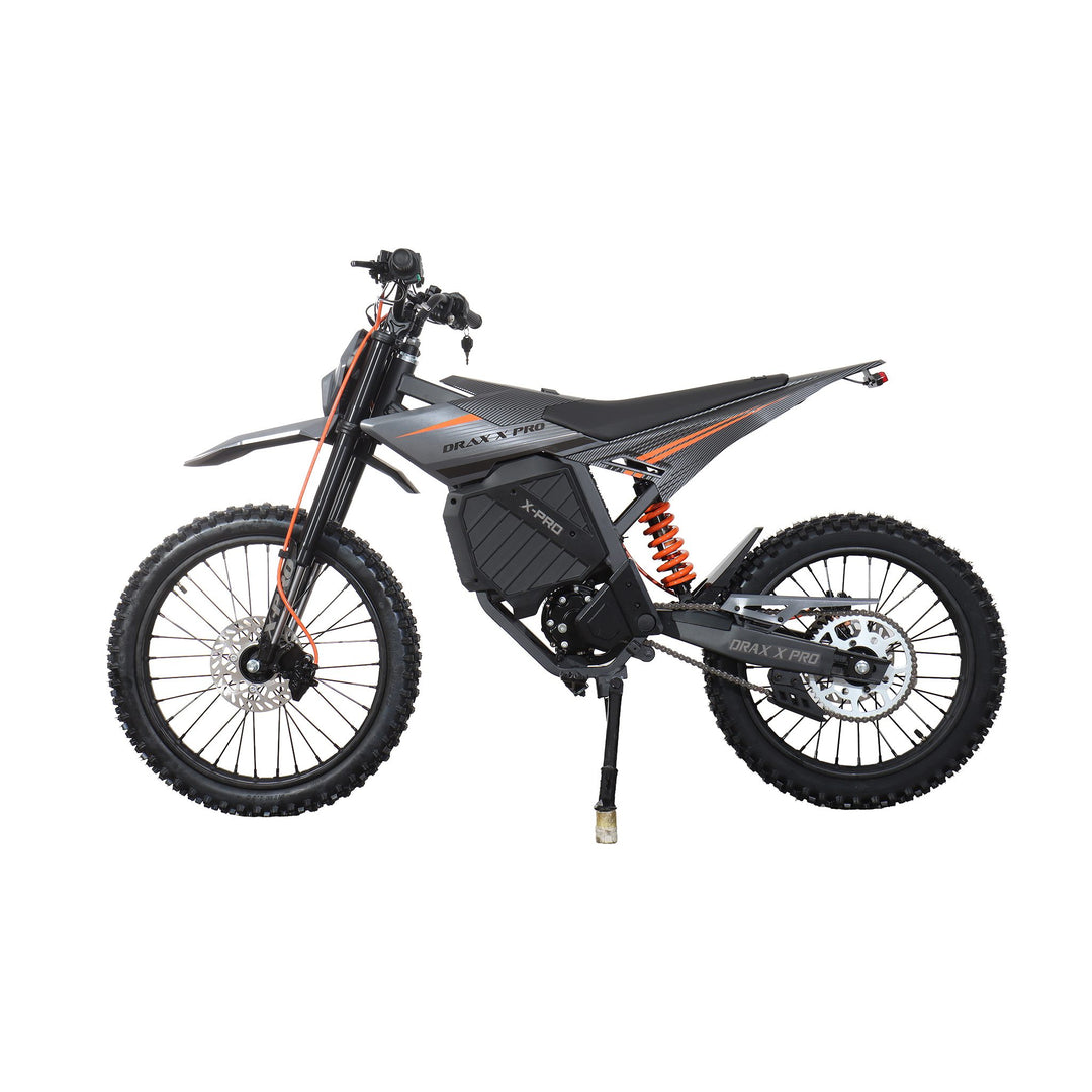 Free Shipping! X-PRO DRAX X PRO 6600W 72V/30AH Teens Adults Electric Dirt Bike with Front LED Light! 19"/17" Wheels!