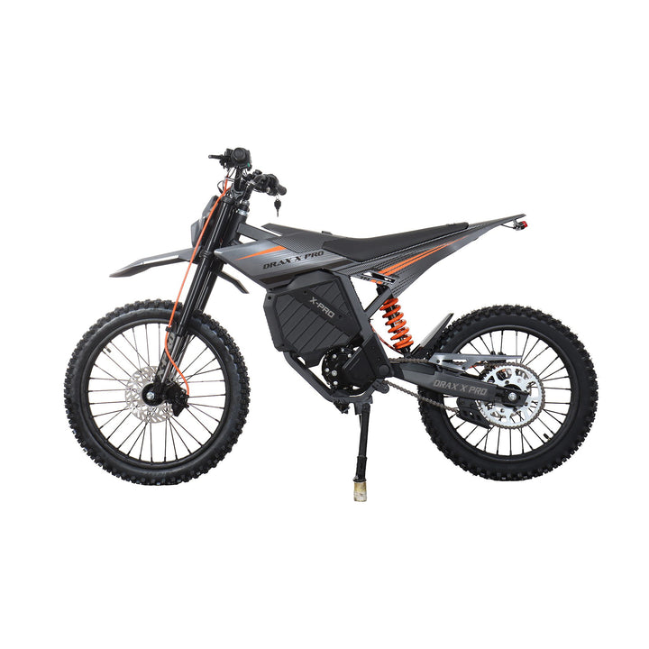Free Shipping! X-PRO DRAX X PRO 6600W 72V/30AH Teens Adults Electric Dirt Bike with Front LED Light! 19"/17" Wheels!