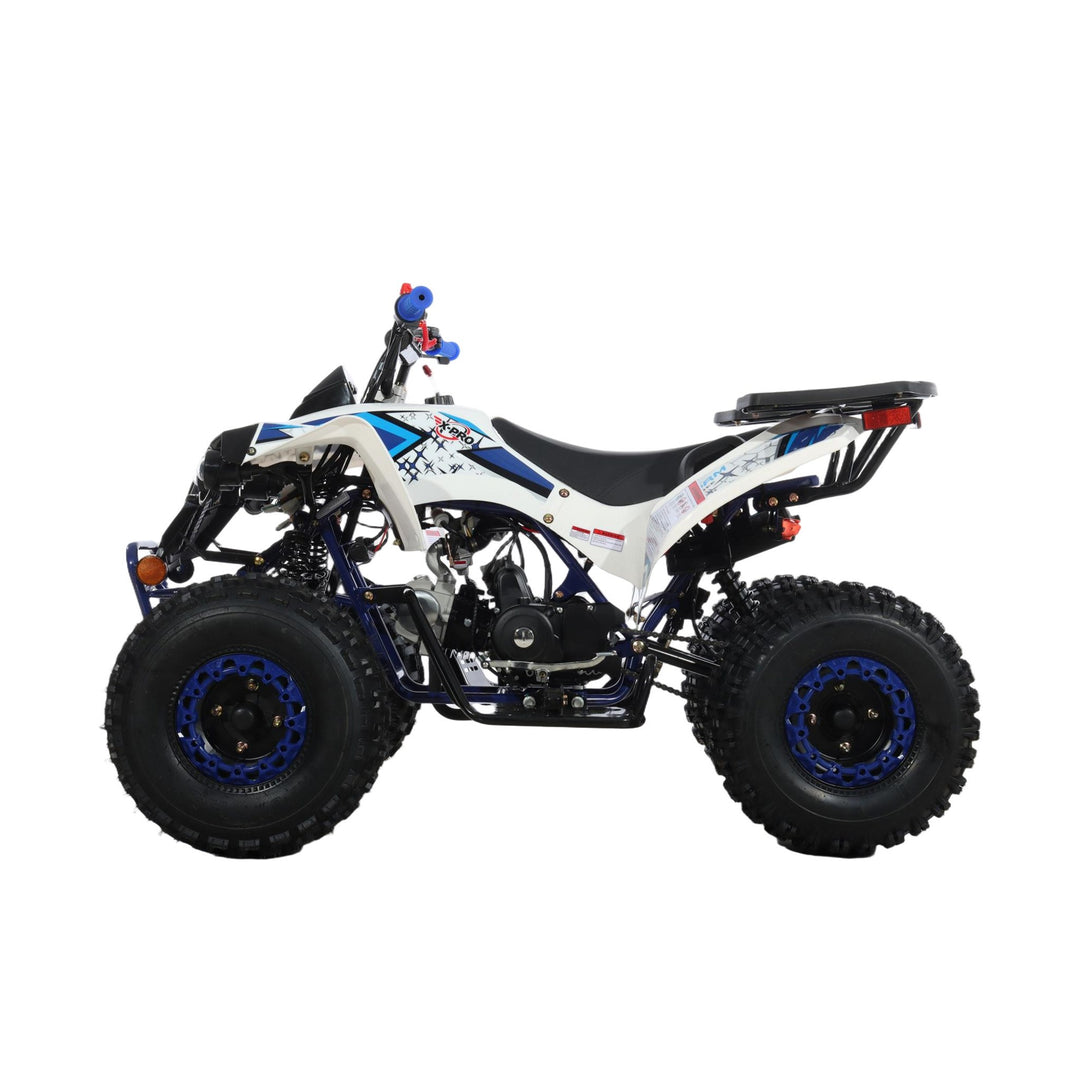 Free Shipping! X-PRO Storm 125cc ATV with Automatic Transmission w/Reverse, LED Headlights, Electric Start, Big 19in/18in Tires!
