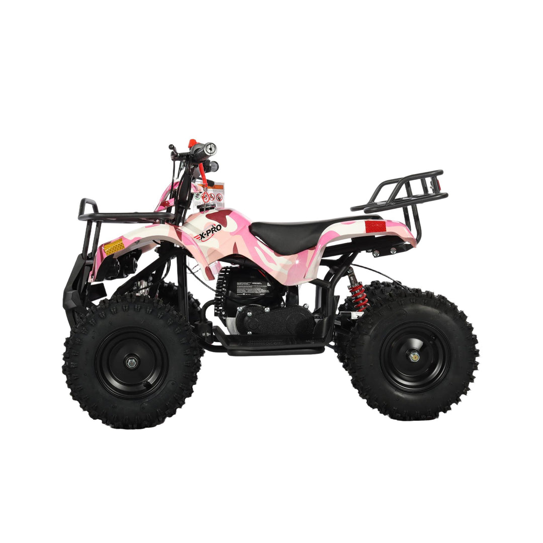 Free Shipping! X-PRO SCOUT 40cc ATV with Chain Transmission, Pull start! Disc Brake! 6in Tires!