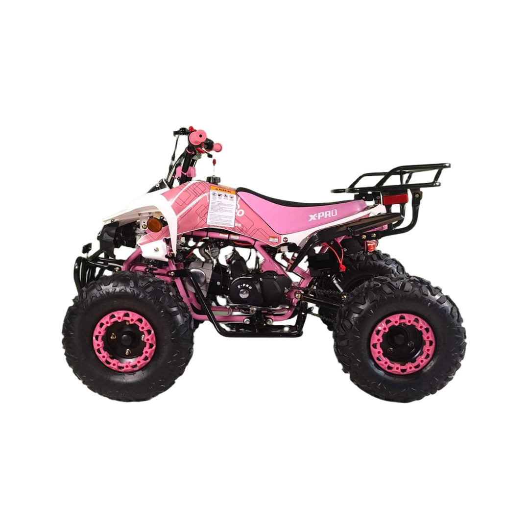 Free shipping! X-PRO Thunder 125cc ATV with Automatic Transmission w/Reverse, LED Headlights, Big 19in/18in Tires!
