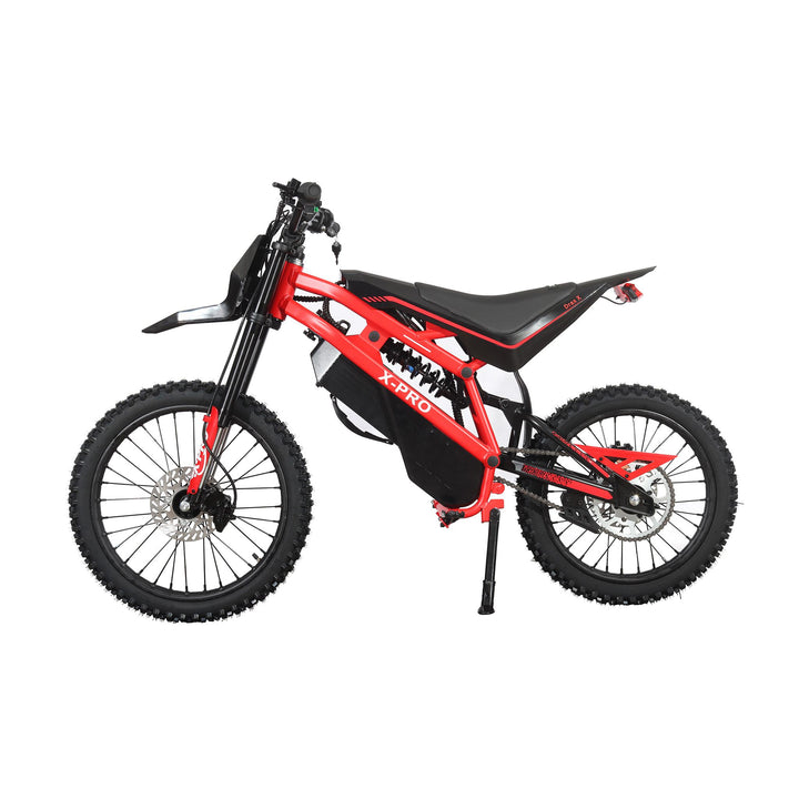 Free Shipping! X-PRO Drax X 4600W Electric Dirt Bike for Adults &amp; Teens - Powerful Brushless Motor,19"/17" Off-Road Tires, Dual Braking &amp;Suspension,LED Headlight,Heavy Duty Electric Dirt Bike for All Terrain