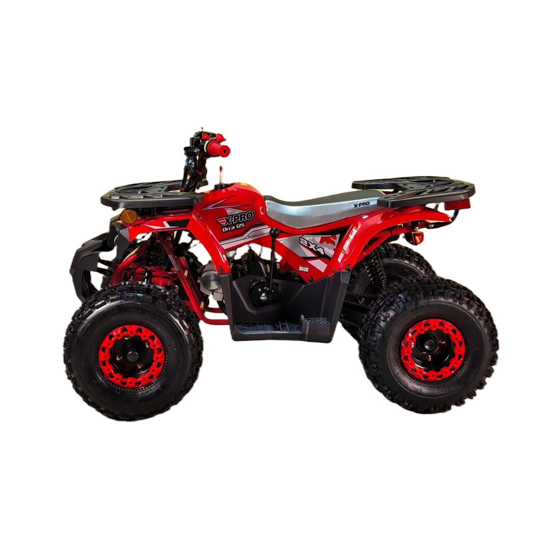 Free Shipping! X-PRO Orca 125cc ATV with Automatic Transmission w/Reverse, LED Headlights, Electric Start, Big 19"/18" Tires!