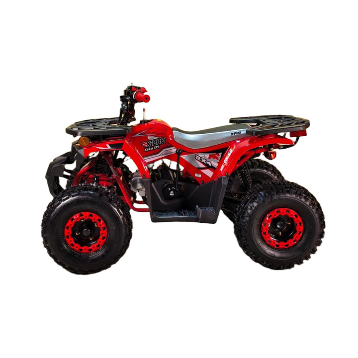 Free Shipping! X-PRO Orca 125cc ATV with Automatic Transmission w/Reverse, LED Headlights, Electric Start, Big 19"/18" Tires!