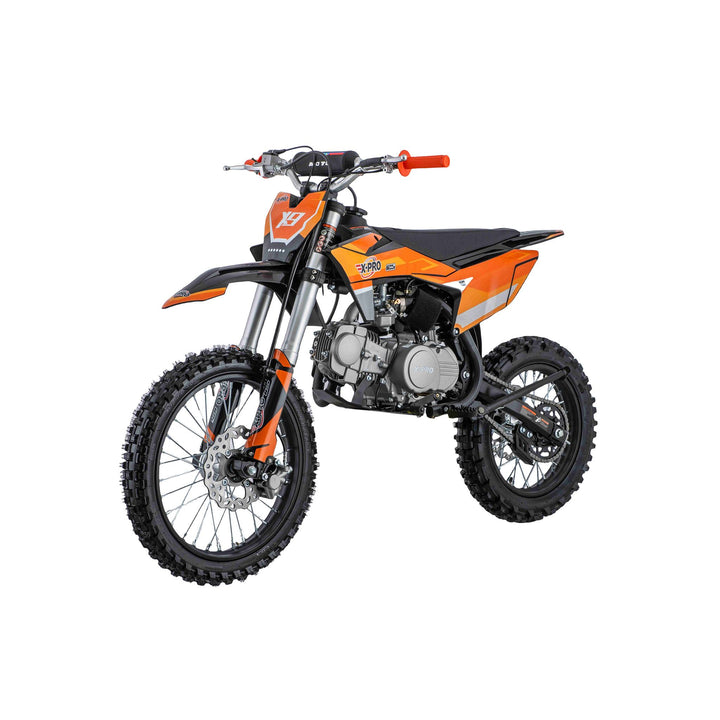 Free Shipping! X-PRO X9 125cc Dirt Bike with 4-Speed Manual Transmission, Kick Start, Big 17in/14in Tires! Zongshen Brand Engine!