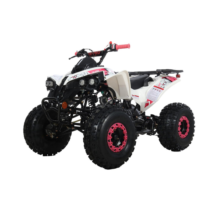 Free Shipping! X-PRO Storm 125cc ATV with Automatic Transmission w/Reverse, LED Headlights, Electric Start, Big 19in/18in Tires!
