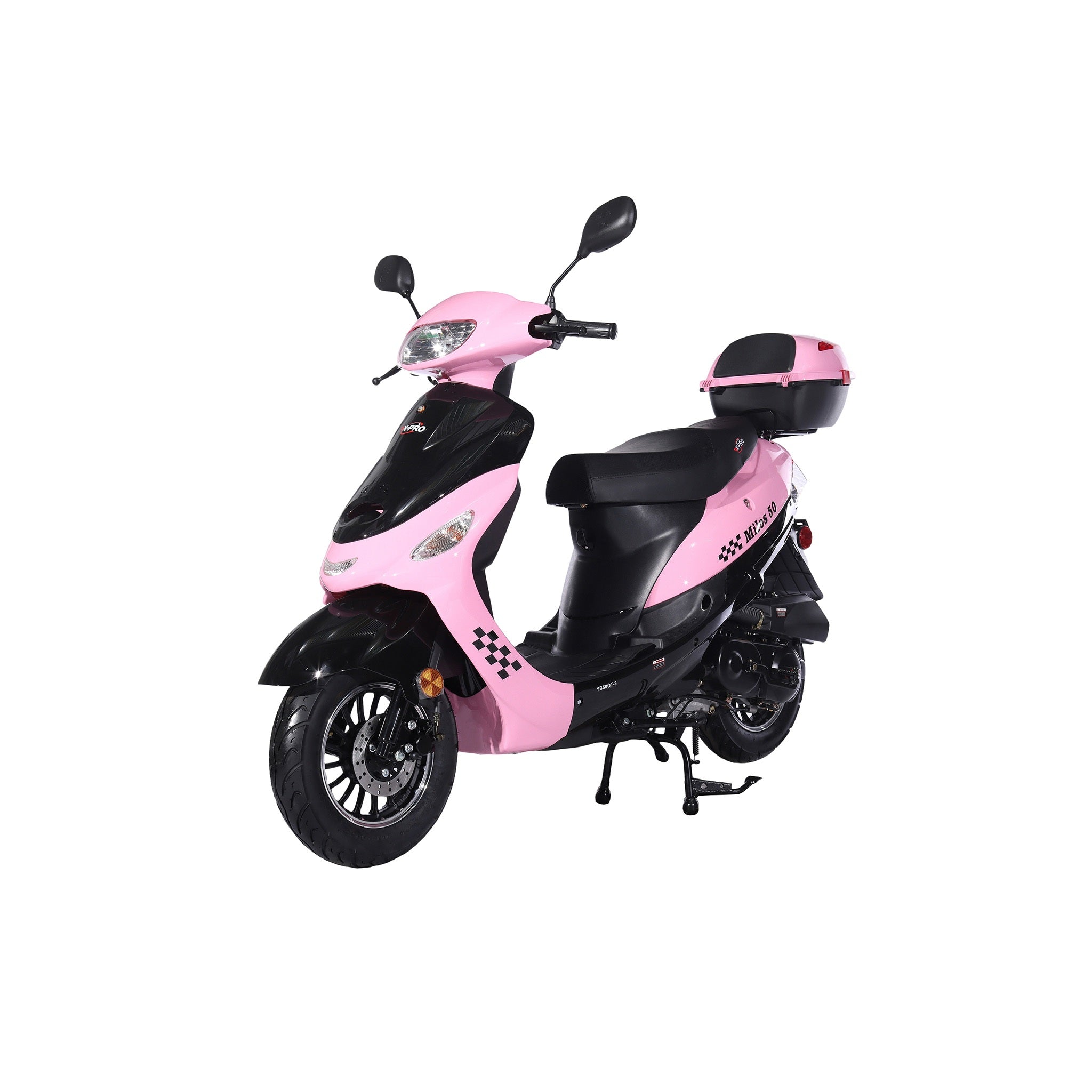 Free Shipping! X-PRO Milos 50 49.6cc Moped — Trunk Included, EPA