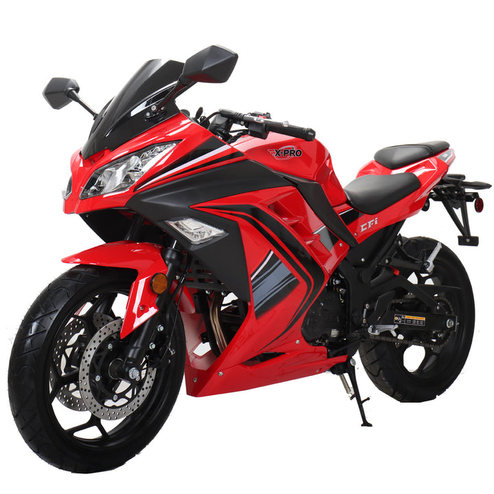 Free Shipping! X-PRO Roaster 250 Electronic Fuel Injection Street Motorcycle with 6-Speed Manual Transmission, Electric Start! 17in Wheels! Assembled In Crate!