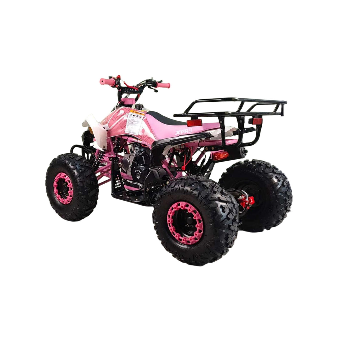 Free shipping! X-PRO Thunder 125cc ATV with Automatic Transmission w/Reverse, LED Headlights, Big 19in/18in Tires!