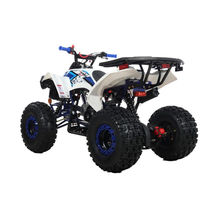 Free Shipping! X-PRO Storm 125cc ATV with Automatic Transmission w/Reverse, LED Headlights, Electric Start, Big 19in/18in Tires!