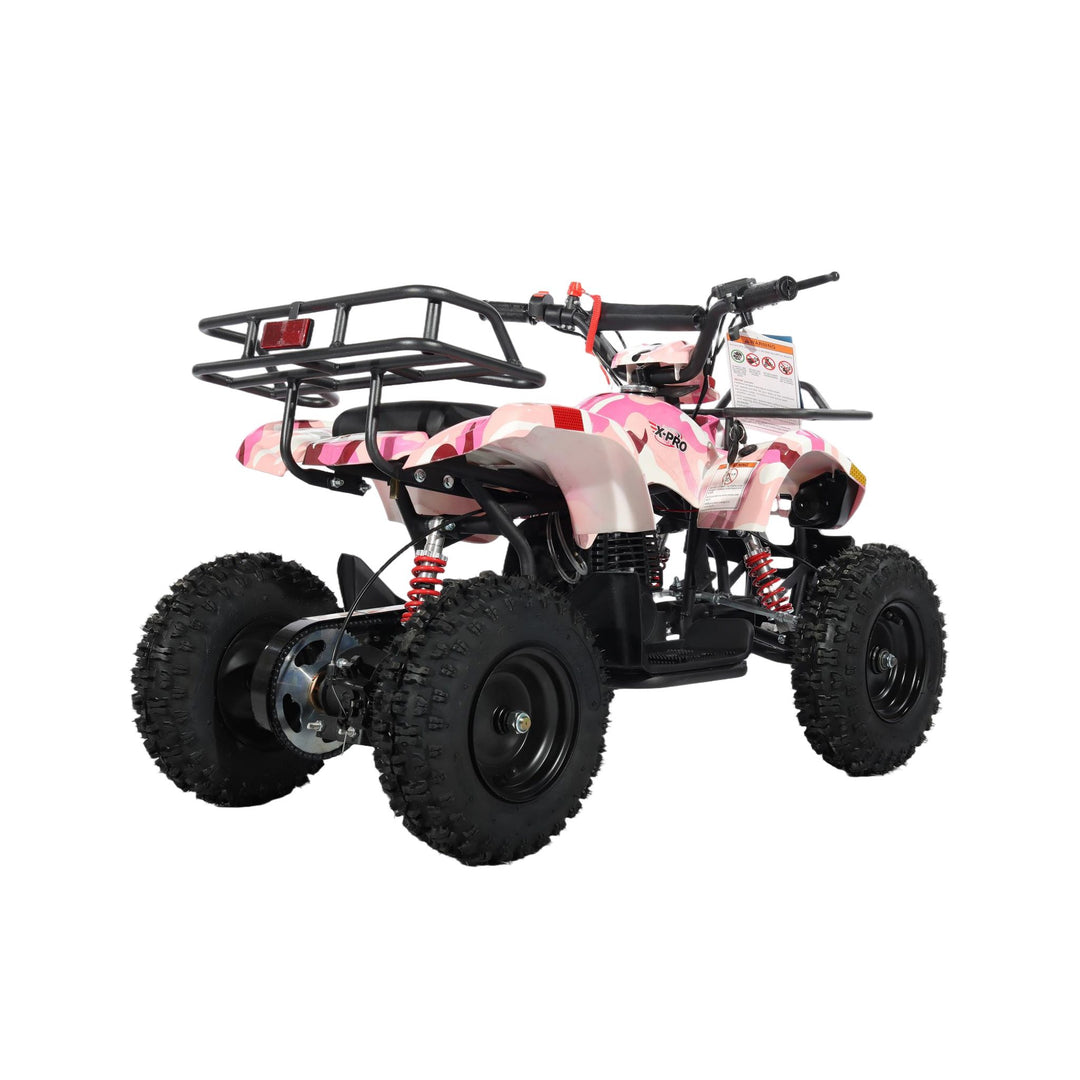 Free Shipping! X-PRO SCOUT 40cc ATV with Chain Transmission, Pull start! Disc Brake! 6in Tires!