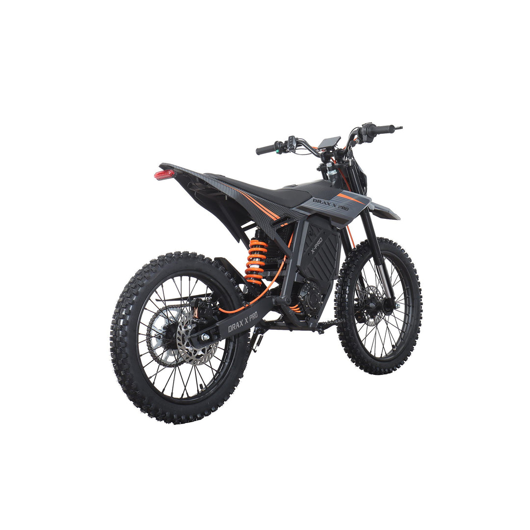 Free Shipping! X-PRO DRAX X PRO 6600W 72V/30AH Teens Adults Electric Dirt Bike with Front LED Light! 19"/17" Wheels!