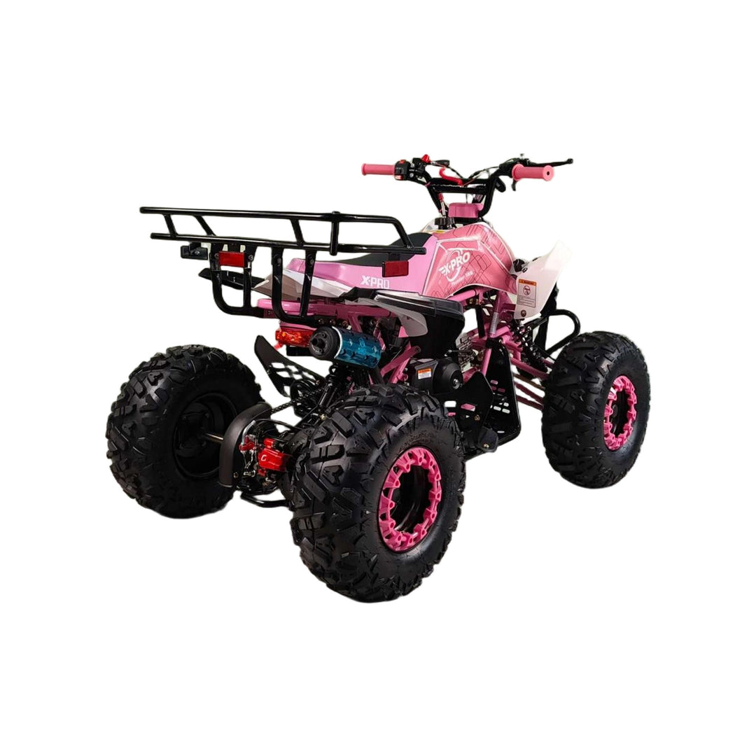 Free shipping! X-PRO Thunder 125cc ATV with Automatic Transmission w/Reverse, LED Headlights, Big 19in/18in Tires!