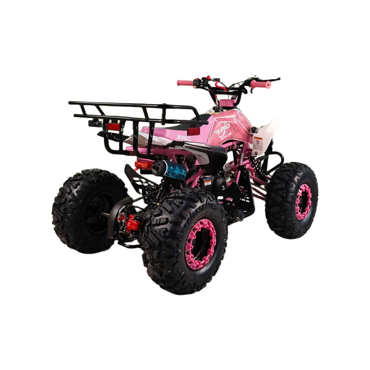 Free shipping! X-PRO Thunder 125cc ATV with Automatic Transmission w/Reverse, LED Headlights, Big 19in/18in Tires!
