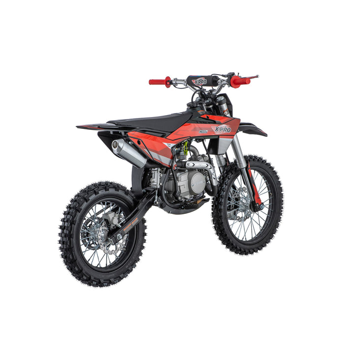 Free Shipping! X-PRO X9 125cc Dirt Bike with 4-Speed Manual Transmission, Kick Start, Big 17in/14in Tires! Zongshen Brand Engine!