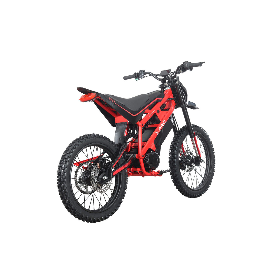 Free Shipping! X-PRO Drax X 4600W Electric Dirt Bike for Adults &amp; Teens - Powerful Brushless Motor,19"/17" Off-Road Tires, Dual Braking &amp;Suspension,LED Headlight,Heavy Duty Electric Dirt Bike for All Terrain