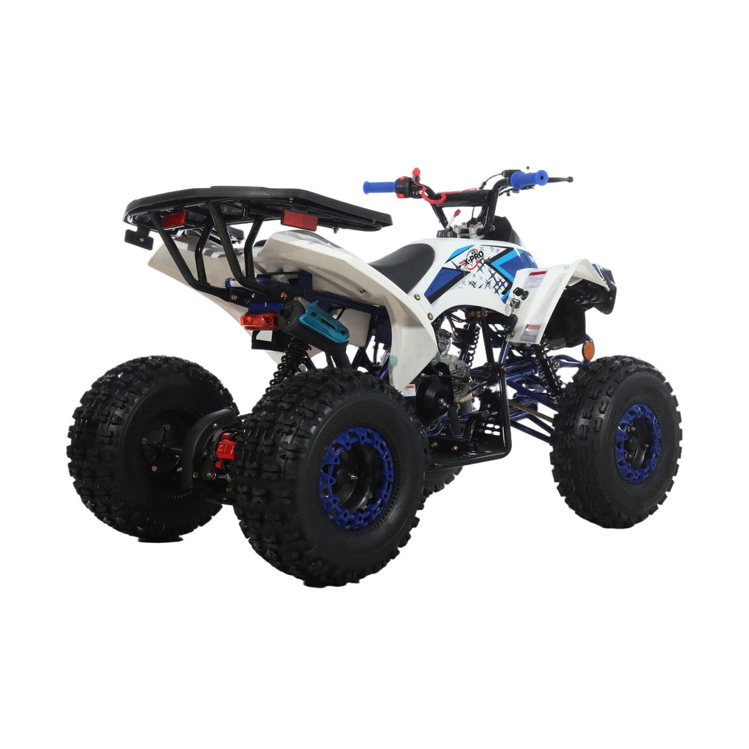 Free Shipping! X-PRO Storm 125cc ATV with Automatic Transmission w/Reverse, LED Headlights, Electric Start, Big 19in/18in Tires!