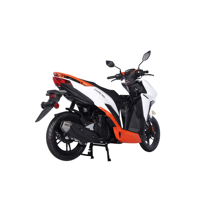 Free Shipping! X-PRO Capri 150cc Moped Scooter with 14in Aluminum Wheels, Electric/Kick Start! Large LED Lights!
