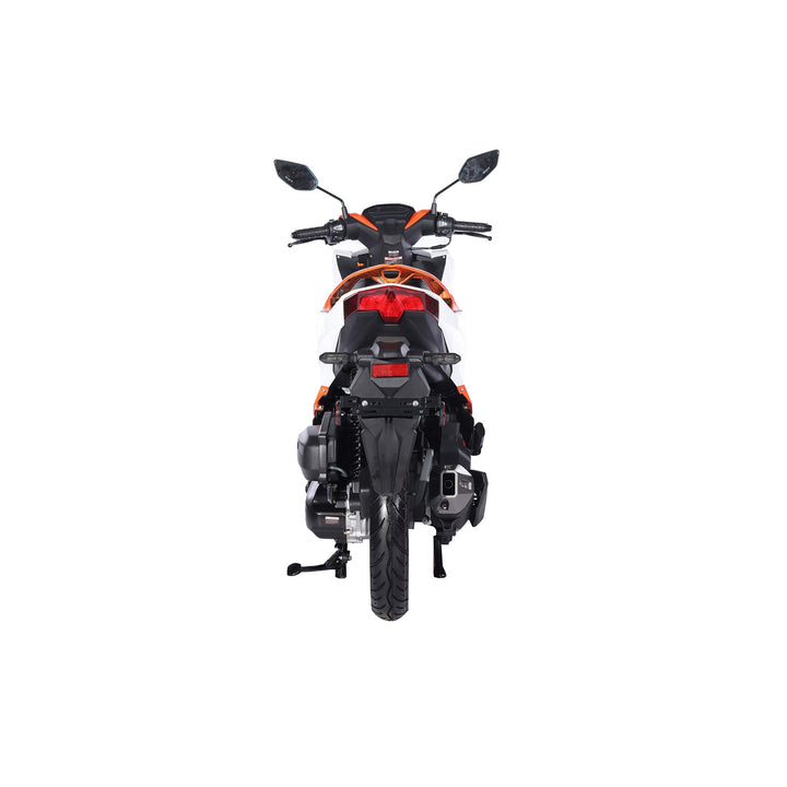 Free Shipping! X-PRO Capri 150cc Moped Scooter with 14in Aluminum Wheels, Electric/Kick Start! Large LED Lights!