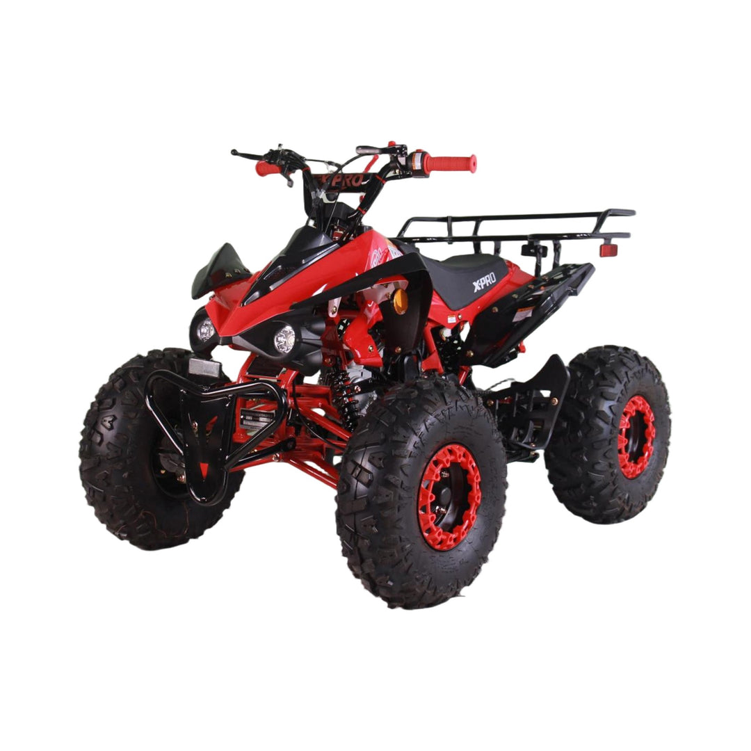 Free shipping! X-PRO Blast 125cc ATV with Automatic Transmission w/Reverse, LED Headlights, Big 19in/18in Tires!
