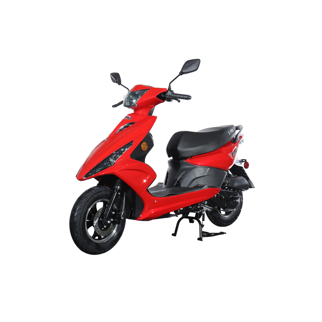 Free Shipping! X-PRO Bali 50cc Moped Scooter with 10" Wheels! Electric/Kick Start! Large LED Headlights!