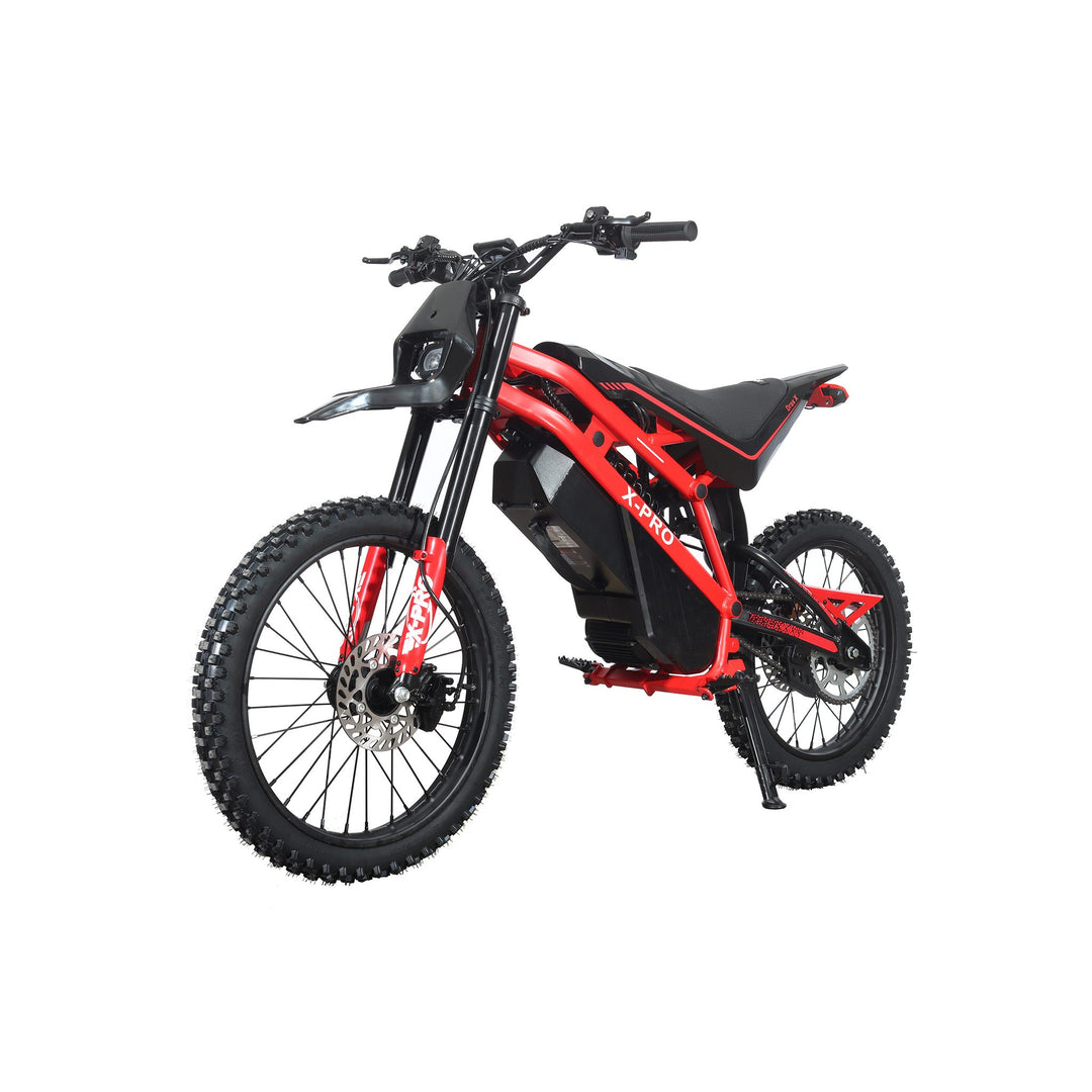 Free Shipping! X-PRO Drax X 4600W Electric Dirt Bike for Adults &amp; Teens - Powerful Brushless Motor,19"/17" Off-Road Tires, Dual Braking &amp;Suspension,LED Headlight,Heavy Duty Electric Dirt Bike for All Terrain
