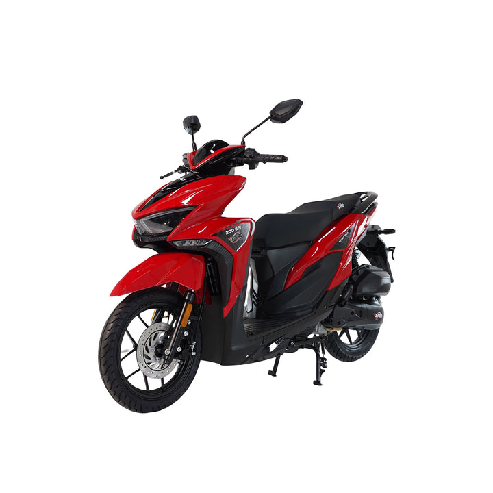 Free Shipping! X-PRO Tinian 200 EFI Electronic Fuel Injection Scooter with CVT Transmission, 14" Alloy Wheels, LED Headlights!