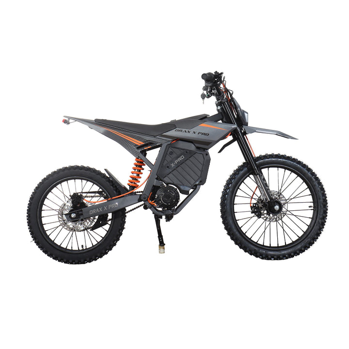 Free Shipping! X-PRO DRAX X PRO 6600W 72V/30AH Teens Adults Electric Dirt Bike with Front LED Light! 19"/17" Wheels!