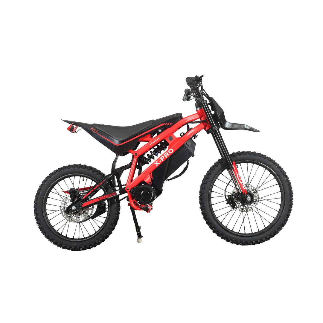 Free Shipping! X-PRO Drax X 4600W Electric Dirt Bike for Adults &amp; Teens - Powerful Brushless Motor,19"/17" Off-Road Tires, Dual Braking &amp;Suspension,LED Headlight,Heavy Duty Electric Dirt Bike for All Terrain