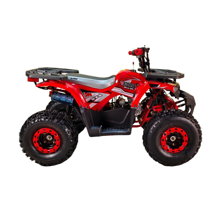 Free Shipping! X-PRO Orca 125cc ATV with Automatic Transmission w/Reverse, LED Headlights, Electric Start, Big 19"/18" Tires!