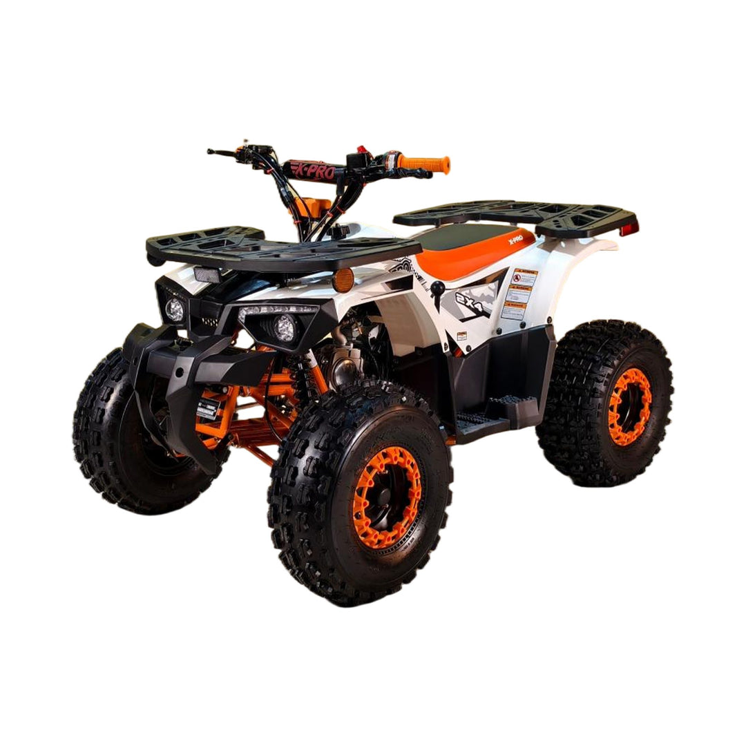 Free Shipping! X-PRO Orca 125cc ATV with Automatic Transmission w/Reverse, LED Headlights, Electric Start, Big 19"/18" Tires!